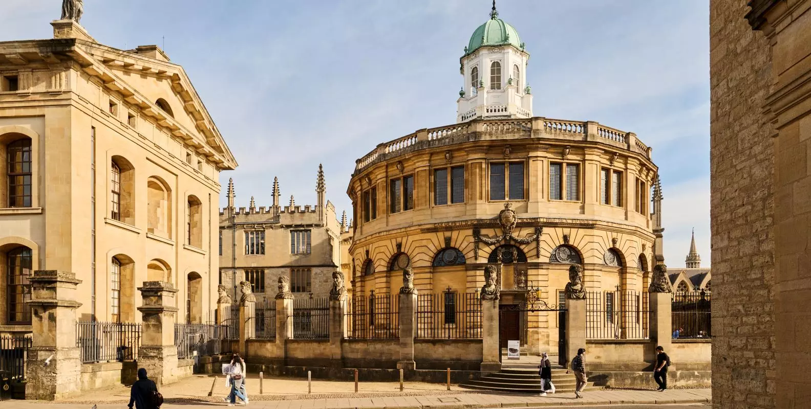 The Sheldonian Theatre, Oxford, viewed from the Weston Library